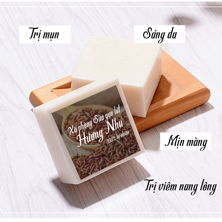 Xà phòng trị mụn lưng sữa gạo lứt | BigBuy360 - bigbuy360.vn