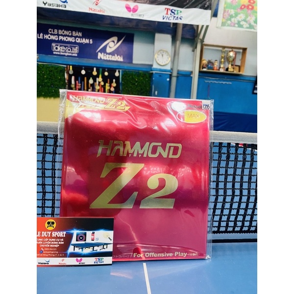 Mặt Vợt Bóng Bàn Hammond Z2 Hàng Chính Hãng Nittaku