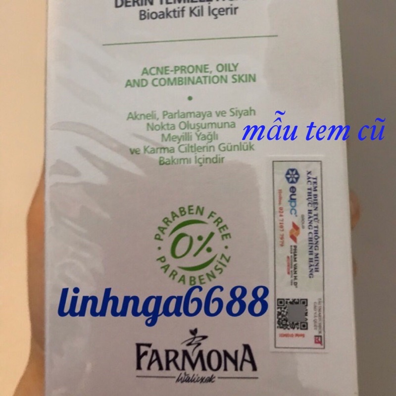 DERMACOS - Gel rửa sạch sâu ngừa mụn chứa Bùn hoạt tính