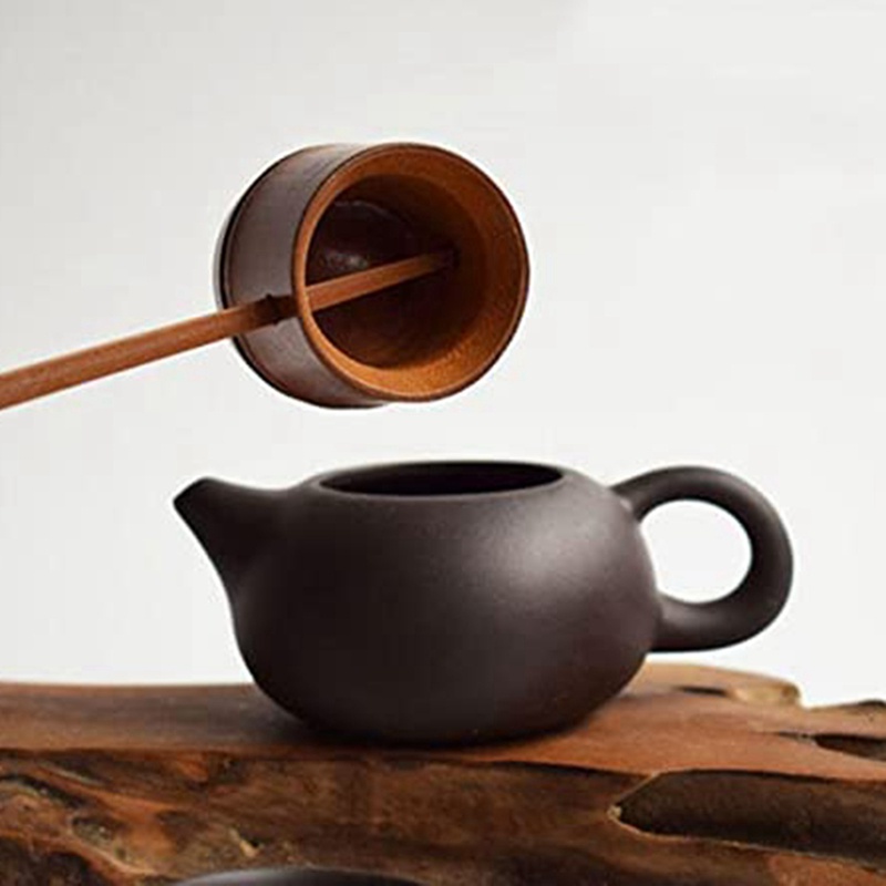 Gáo Múc Nước Bằng Tre Cán Dài Kích Thước 5X7X38Cm Tiện Dụng Cho Gia Đình / Sân Vườn