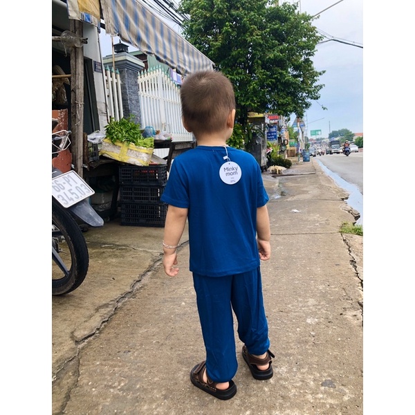 Bộ thun lạnh quần dài alibaba hàng Minky mom loại 1