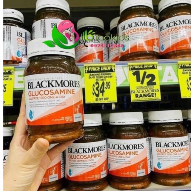 Glucosamin blackmores 180v mẫu mới nhất 2024