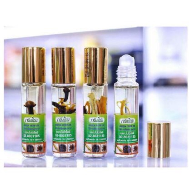 Dầu lăn thảo dược Thái 8ml combo 4 chai