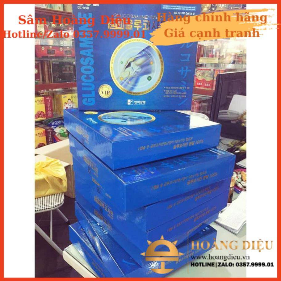 Sâm Hoàng Diệu - Bổ Khớp Hàn Quốc Glucosamine 100VIP, Hộp 180 viên