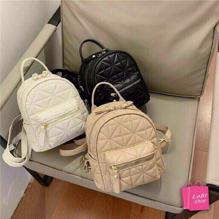 Balo Nữ Trám Trần Chỉ Mini Dễ Thương, Đeo Vai Thời Trang Có Quai Xách Đi Chơi