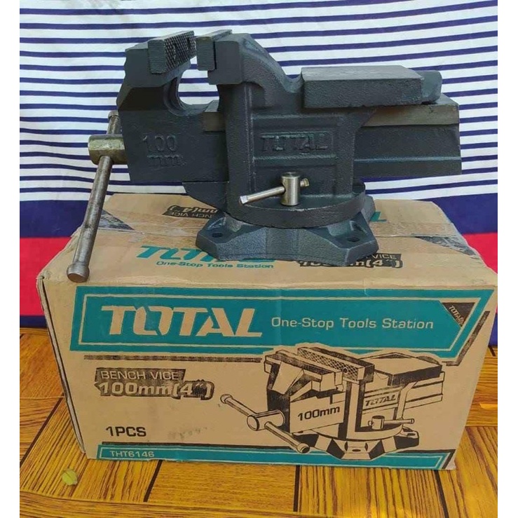 TOTAL Ê tô kẹp 4 inch THT6146
