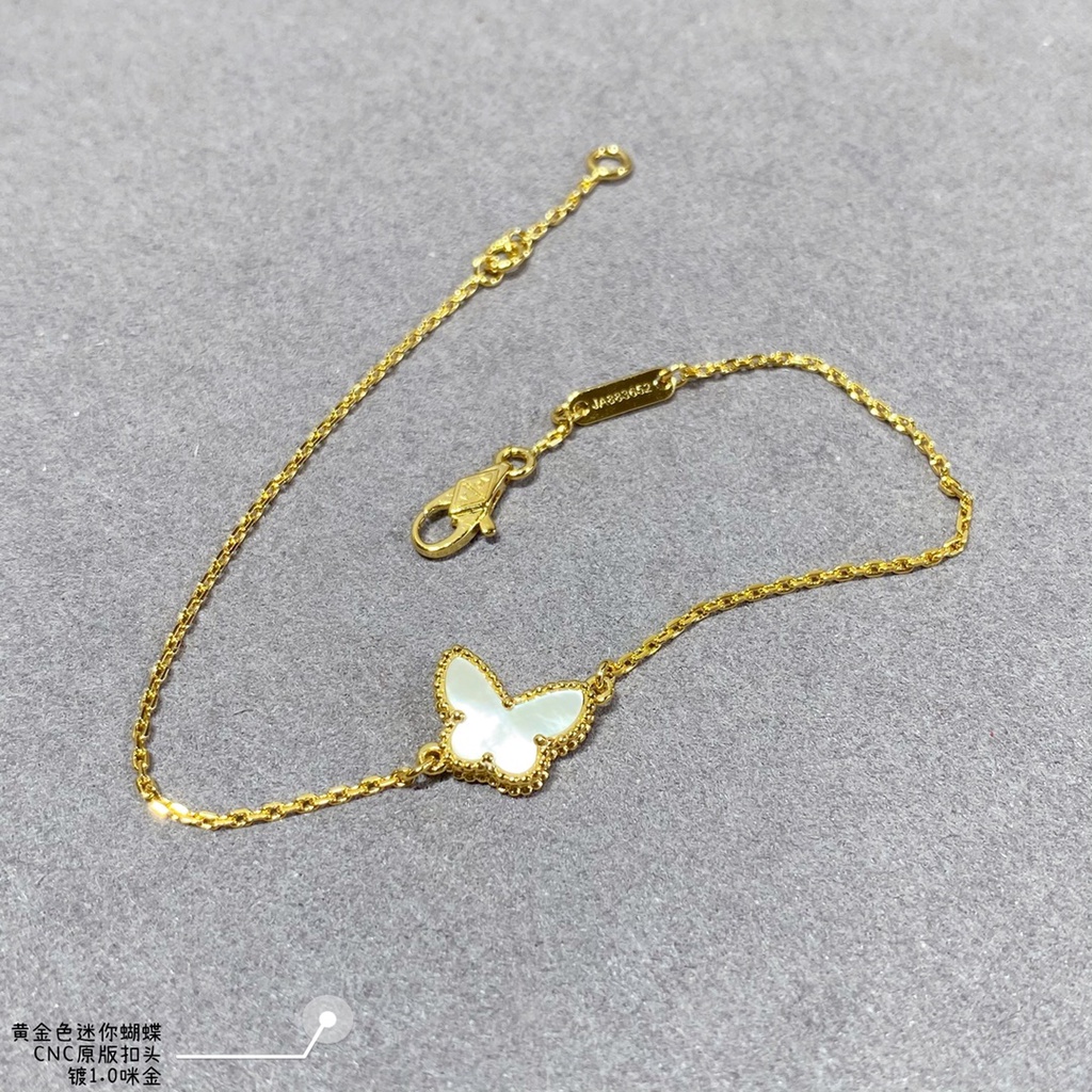 Lắc tay 𝗩𝗮𝗻 𝗖𝗹𝗲𝗲𝗳&𝗔𝗿𝗽𝗲𝗹𝘀 hình cánh bướm điệu đà, xinh xắn