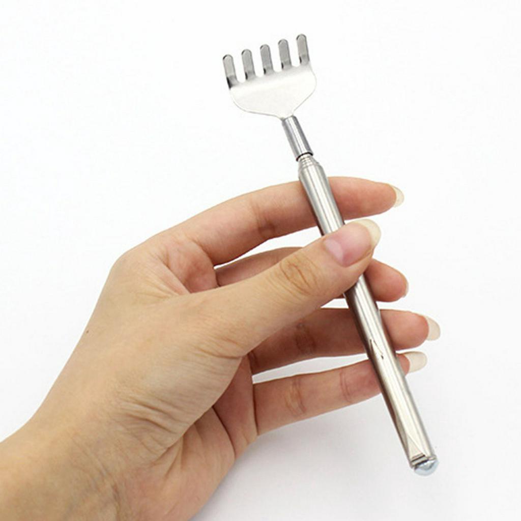 Cây gãi lưng kéo dài làm bằng thép không gỉ tiện dụng