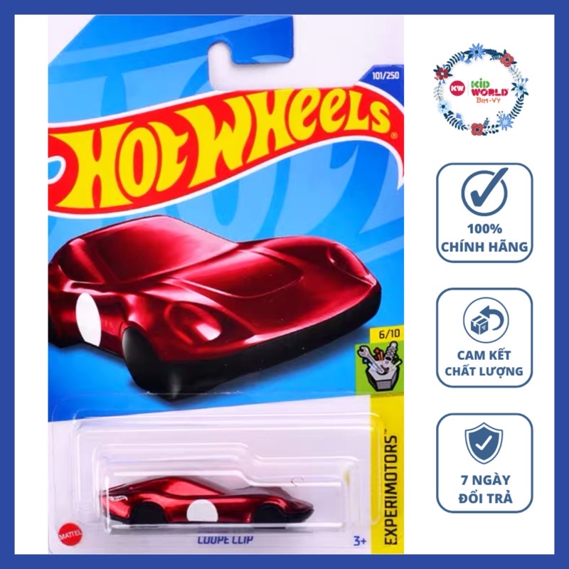 Xe mô hình Hot Wheels basic Móc khoá Coupe Clip HCX09.