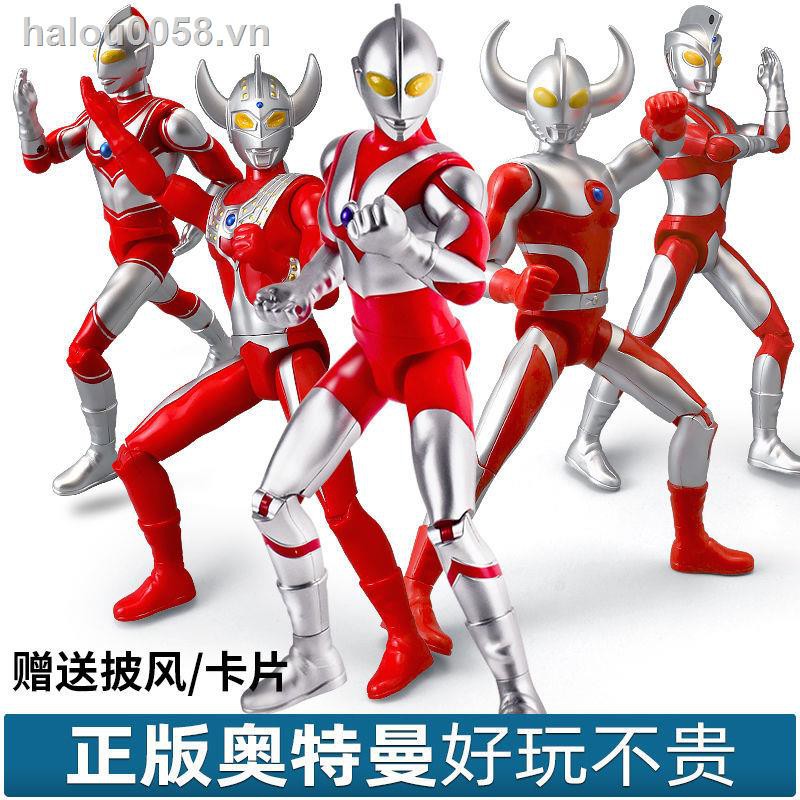 Mô hình đồ chơi siêu nhân ultraman có khớp cử động dành cho bé trai