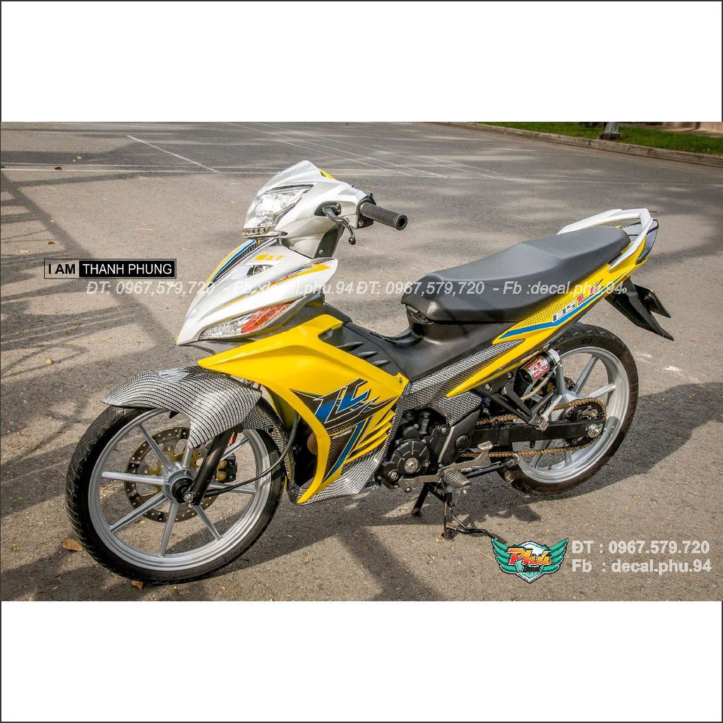 Tem Rời Exciter 135 LC vàng bạc (J)