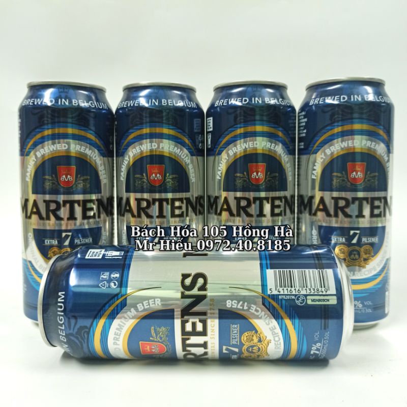 [T5/2023] Bia Martens Extra 7% thùng 24 lon 500ml