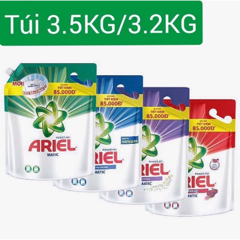 Nước Giặt Ariel Các Loại Túi 3,2-3,5kg