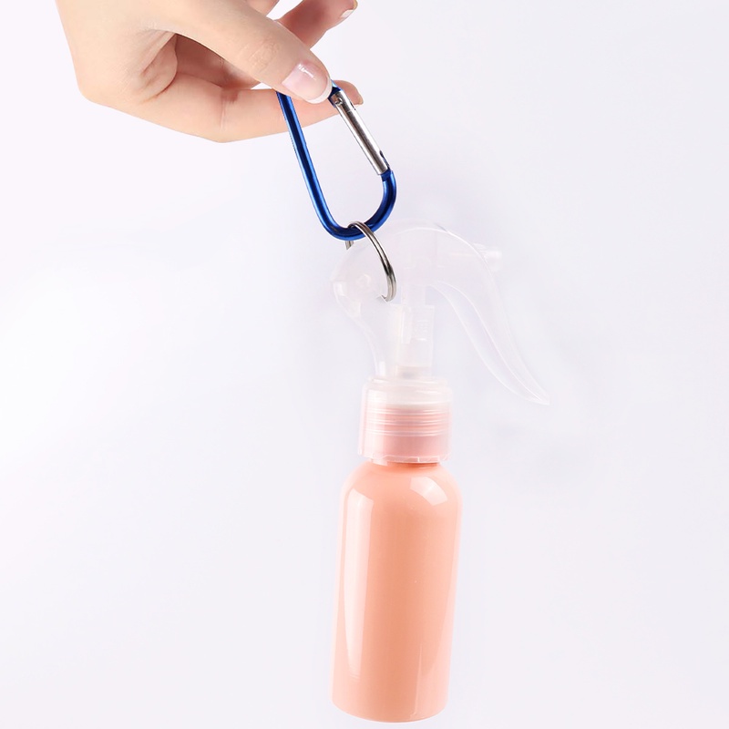 Chai xịt rỗng chiết mỹ phẩm bằng nhựa có móc khóa dung tích 60ml tiện dụng cho du lịch và đi ra ngoài