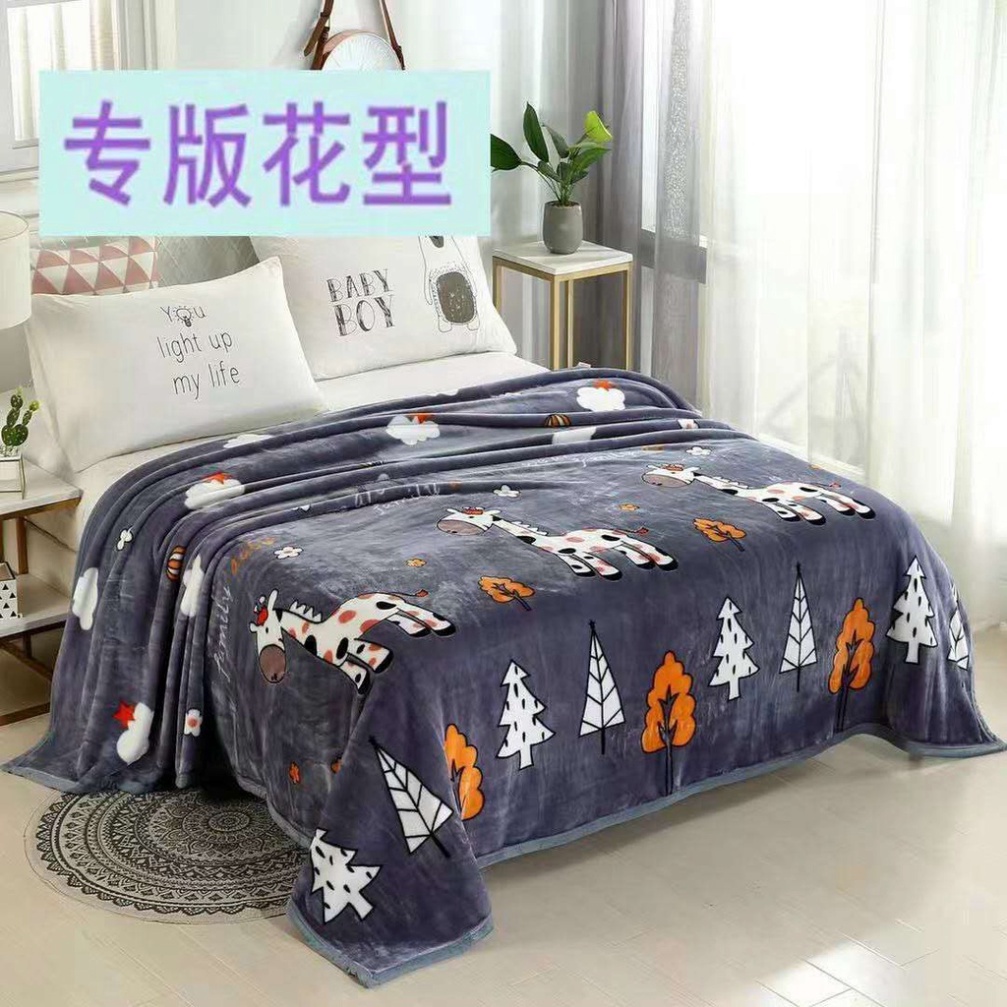 Chăn Thun Lạnh - Chăn Tuyết nhung - Chăn Lông Tuyết 2mx2m3 phù hợp cho mùa hè hoặc nằm phòng điều hòa Giá rẻ