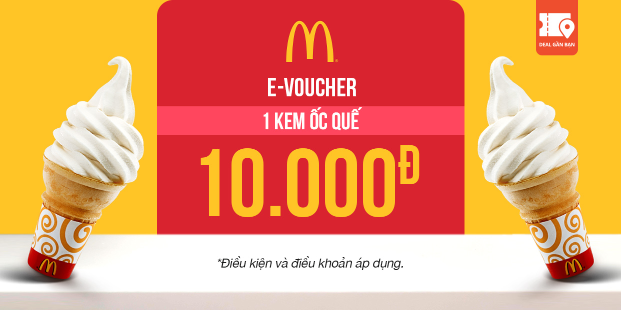 E-Voucher McDonald's 1 Kem ốc quế