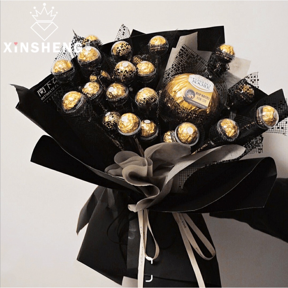 Hộp Quà Tặng Bó Hoa Sô Cô La Trang Trí DIY Cho Ngày Valentine