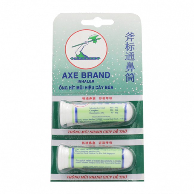 Ống hít mũi cây búa axe brand 1 cái