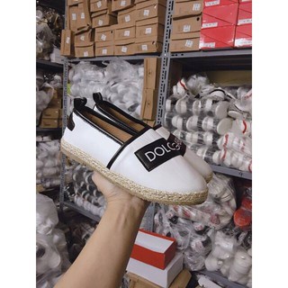 Giày slipon đế cói phối màu (Kèm 4 ảnh thật cuối)