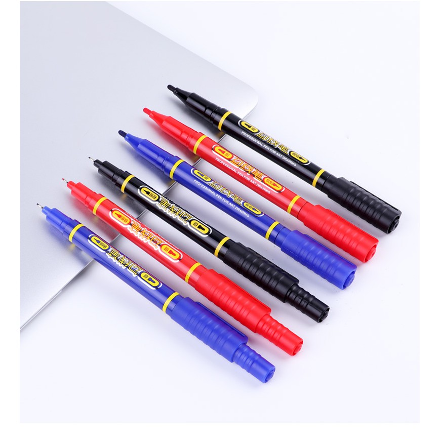 Bút Lông Nghệ Thuật 2đầu 3 màu Marker （12 Chiều/Hộp)BAOKE-MP2906