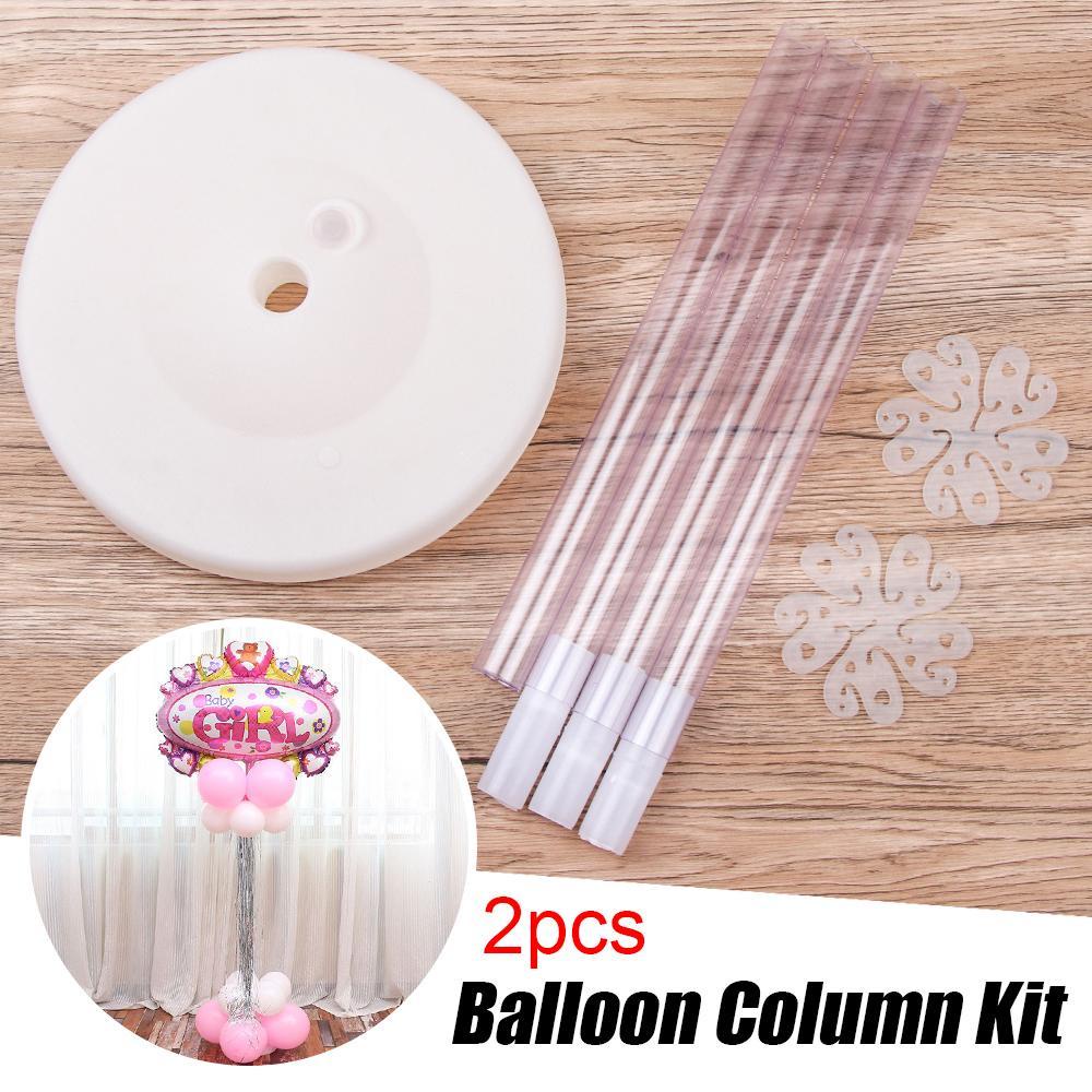 PINEVN 2 Cột Bong Bóng Trang Trí Tiệc Dài 1.2m Đứng