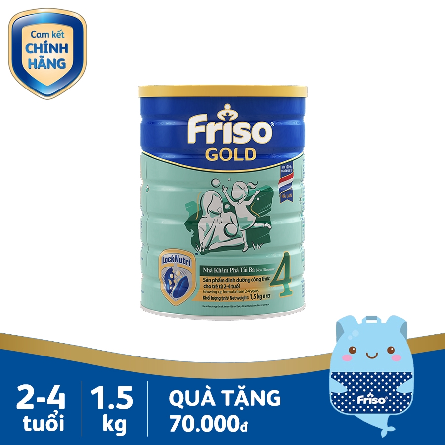 Sữa Friso Gold 4 1,5kg + tặng quà