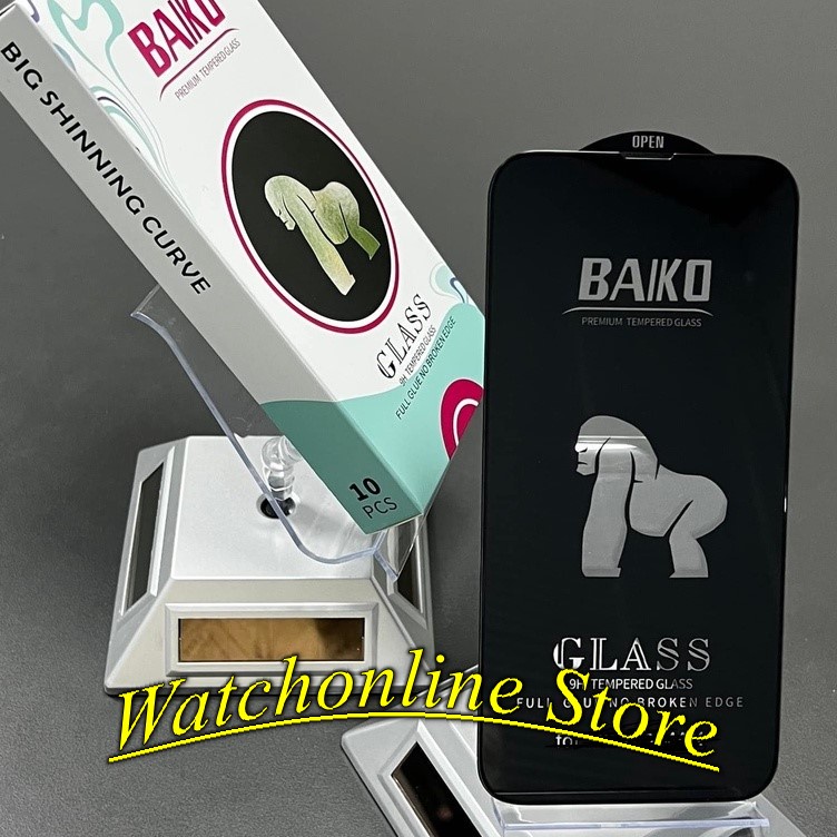 Cường Lực Baiko Full Màn Chống Bụi Màng Loa Iphone 6 7 8 6Plus 7Plu 8Plu X Xs Xr Xs Max 11 Pro Max 12Pro Max 13 Pro Max