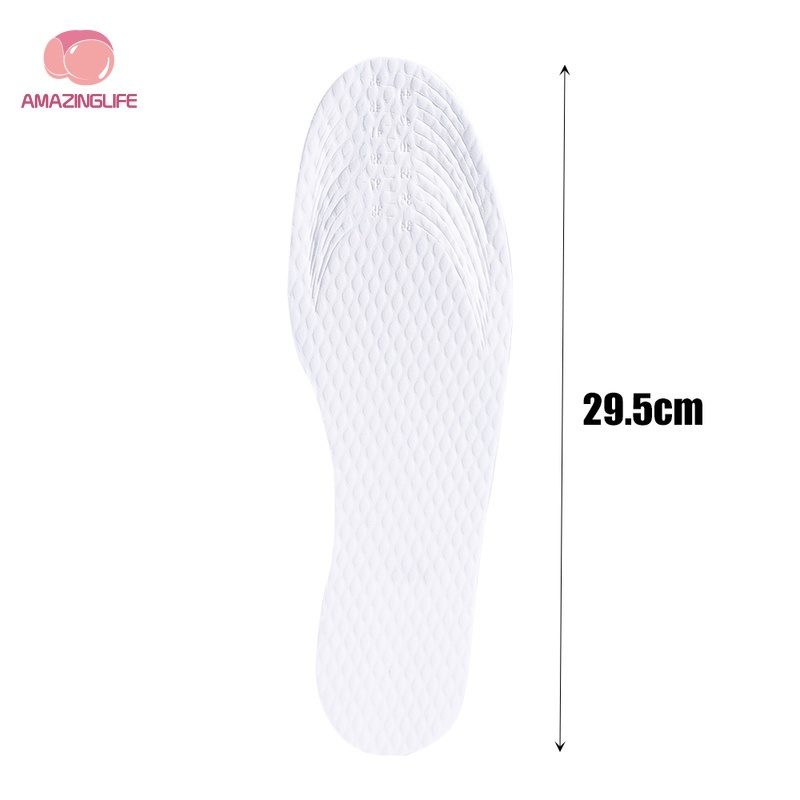 [Amazinglife] 1 Cặp Đệm Lót Giày Thể Thao Cao Gót / Giày Cao Gót Bằng Bột Gỗ Mềm Thoáng Khí Thoải Mái Dùng 1 L