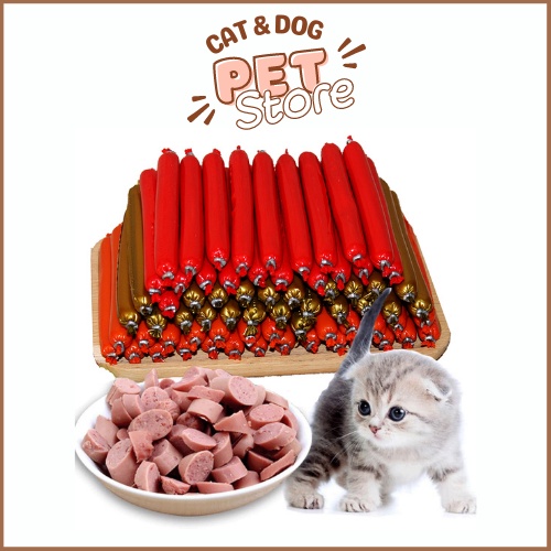 🌭 Xúc Xích Cho Chó Mèo Hamster Thú Cưng Dinh Dưỡng Giàu Vitamin, Đạm Bioline - Pet Store HCM