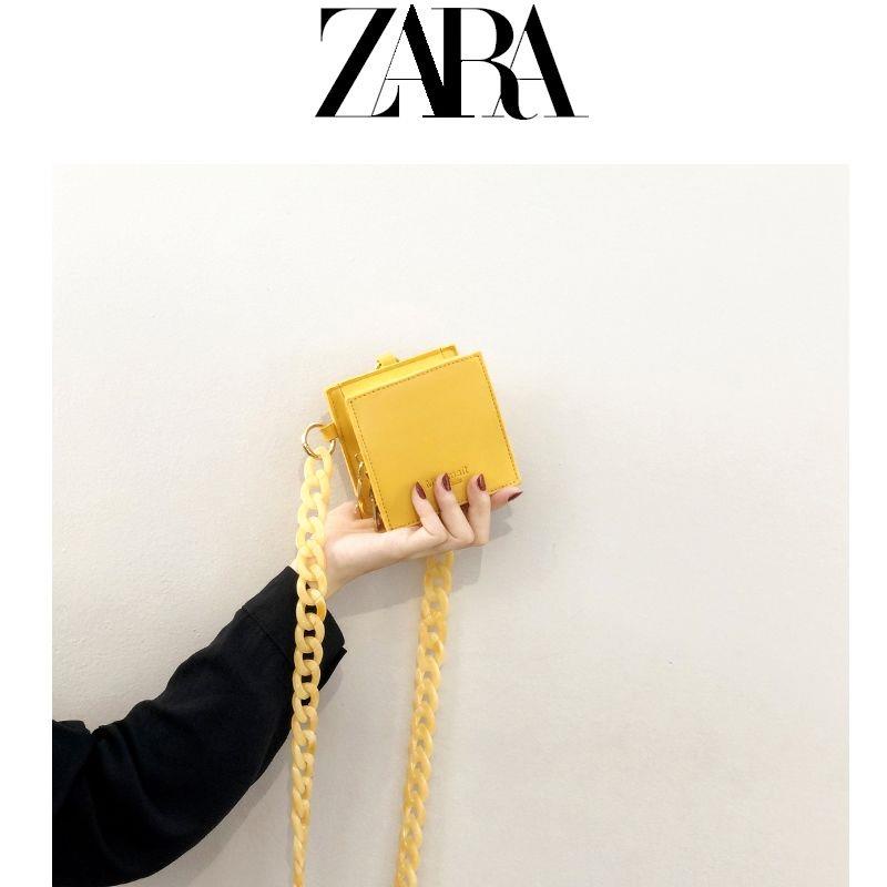 Túi đeo chéo Mini hình vuông phong cách Pháp thời trang mùa hè 2021