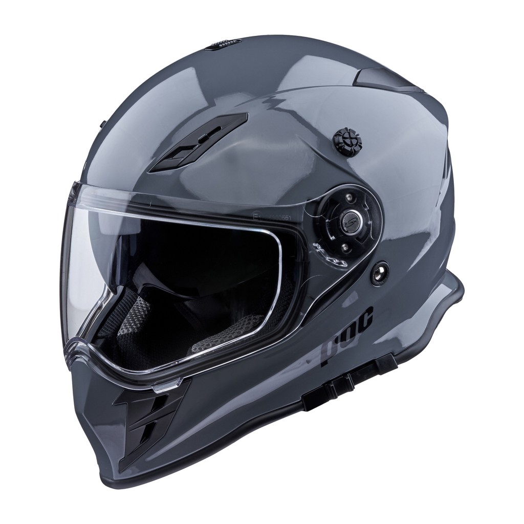NÓN FULLFACE POC POWER DUAL SPORT GRAY