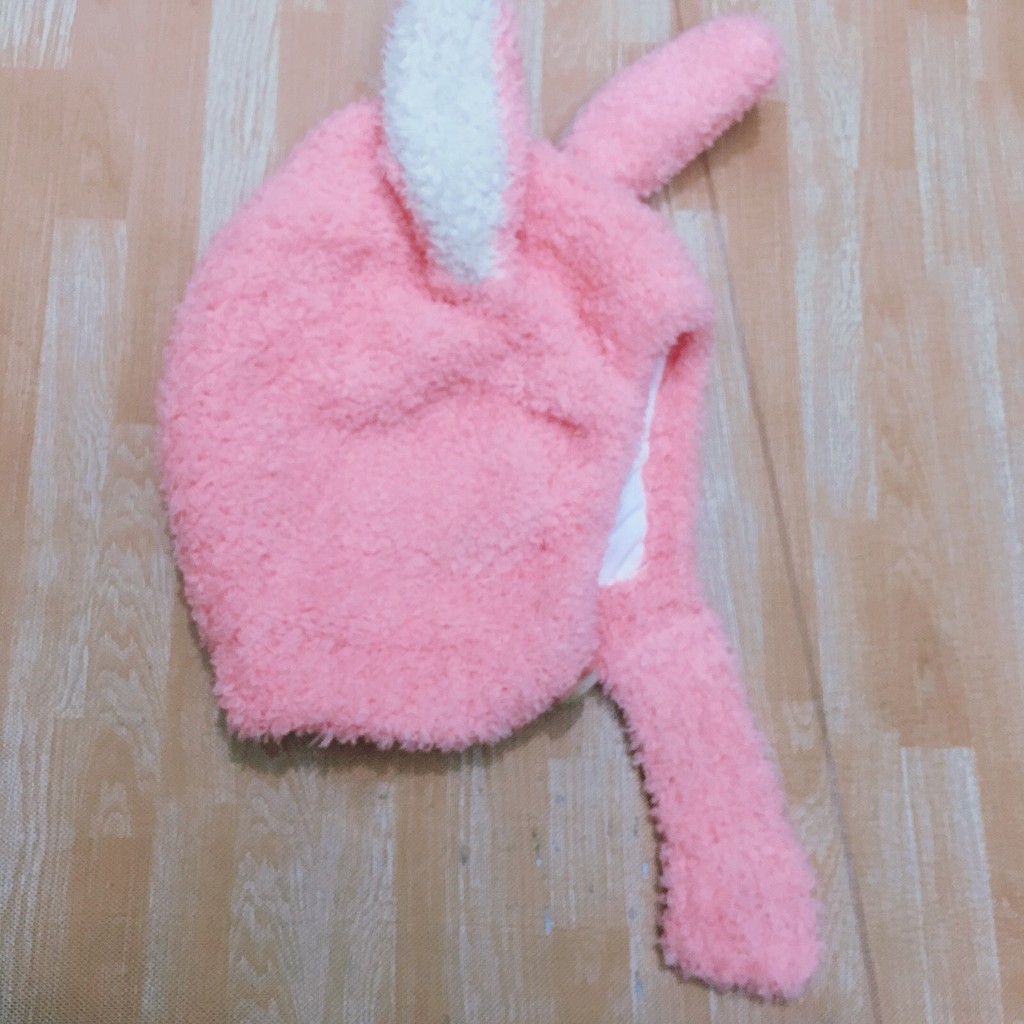 Mũ len lông cừu cho bé gái