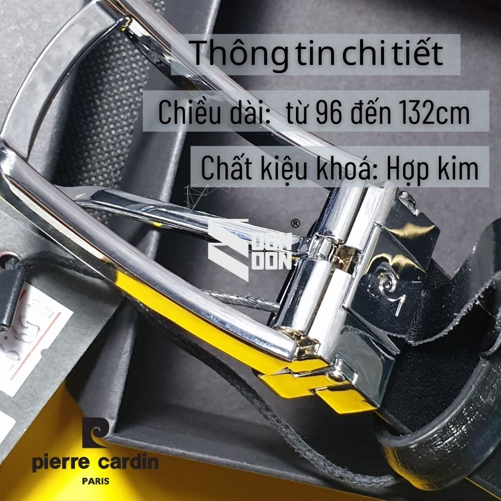 Dây Nịt PIERRE CARDIN 🎟MÃ 30K🎟 PC23 Hàng Da Nam CHÍNH HÃNG Thời Trang Auth Malaysia SALE 70%
