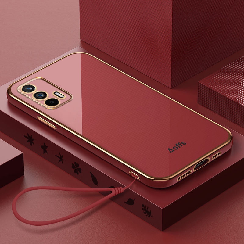 Ốp Điện Thoại Màu Trơn Siêu Mỏng Sang Trọng Cho oppo A94 F19PRO A74 4G A95 A93-4G RENO 4F Realme XT A55 4G