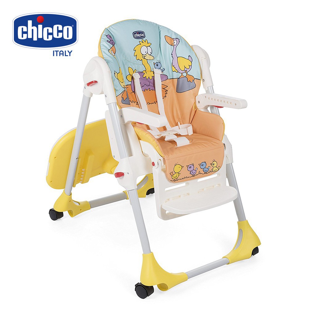 Ghế Ăn Chicco Polly Vịt Con / Sóc Con (CHÍNH HÃNG) CHO BÉ (CO115076)