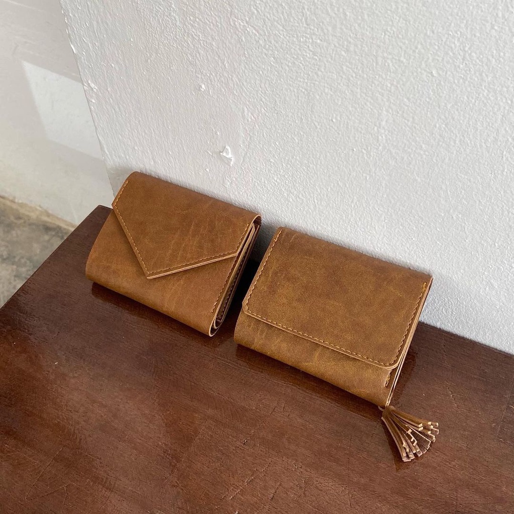 Ví da nữ Handmade Tassel Wallet Onetothree