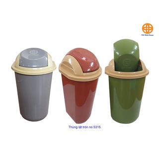 thùng rác lật tròn 5315