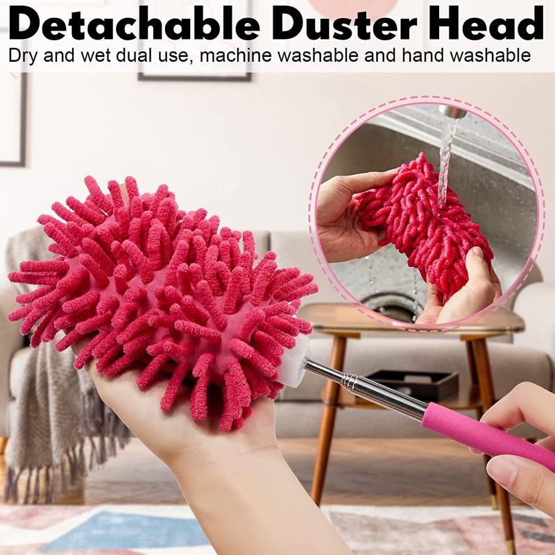 Chổi Quét Bụi Bằng Chenille Có Thể Tháo Rời Tiện Dụng