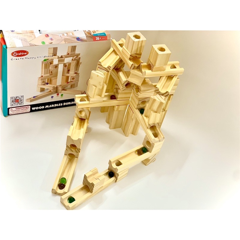 Nhà Bi Gỗ Thông Minh Xếp Hình 60 miếng