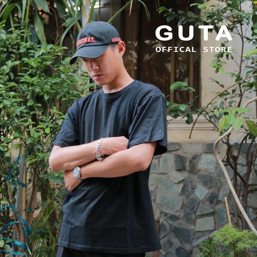 Áo Thun Tay Lỡ Form Rộng Unisex Chất Phông Cao Cấp Cho Cả Nam Nữ Màu Trơn ( Thương Hiệu GUTA ) | BigBuy360 - bigbuy360.vn