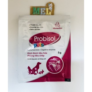 Men tiêu hoá cho chó mèo - Probisol pets 5g