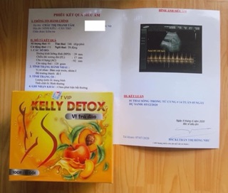 Combo 3 trà đào kelly detox