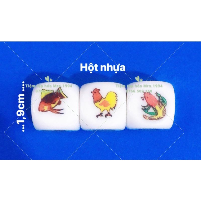 CỜ BẦU CUA HỘT NHỰA CAO CẤP