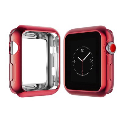 Vỏ TPU mềm mạ điện bảo vệ for Apple Watch Series 6 SE 5 4 3 2 1 38mm 40mm 42mm 44mm