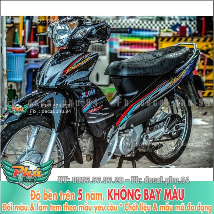 Tem rời Elegant 2016 đen (B) -1