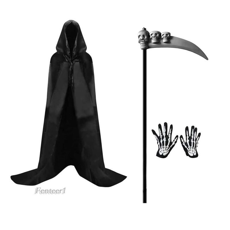 Bộ Thần Chết Dùng Hóa Trang Halloween Độc Đáo Fenteer1