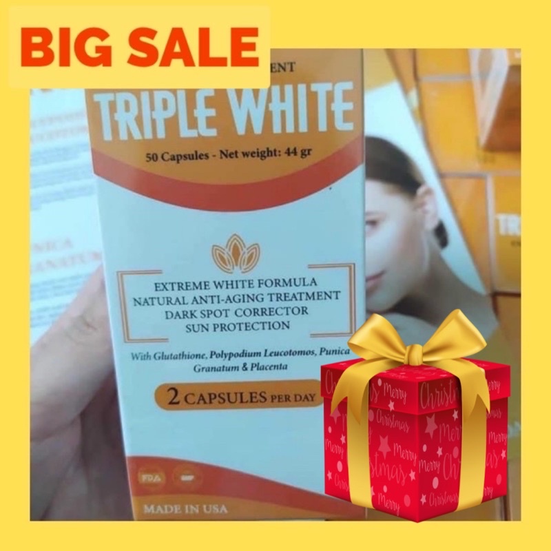 (HÀNG CHÍNH HÃNG) Viên Uống Triple White | Viên Uống Glutathione 1200mg