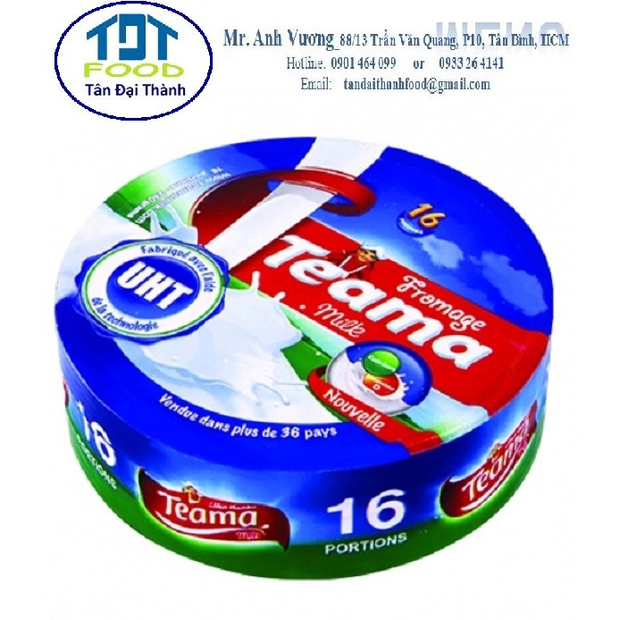 Phô Mai TEAMA 16 Miếng