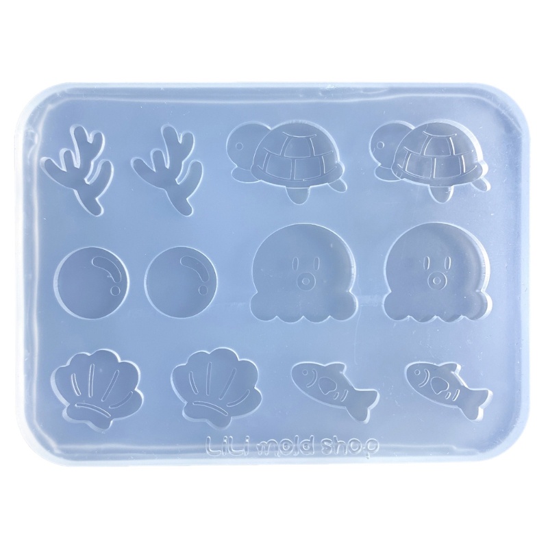 Khuôn Silicone Đổ Resin Dùng Làm Đồ Trang Sức