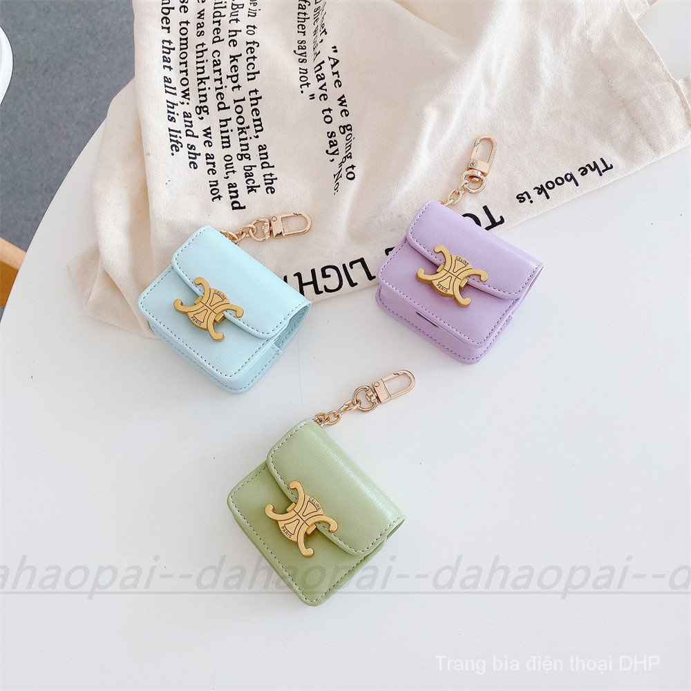 Ốp da serin bảo vệ hộp sạc tai nghe không dây phong cách thời trang thích hợp cho AirPods 1S 2S Pro